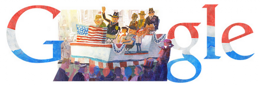 Google Veterans Day Doodle 2013